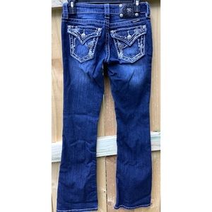 Miss Me Boot Flap Embellished Pocket Jeans 25 SALE!